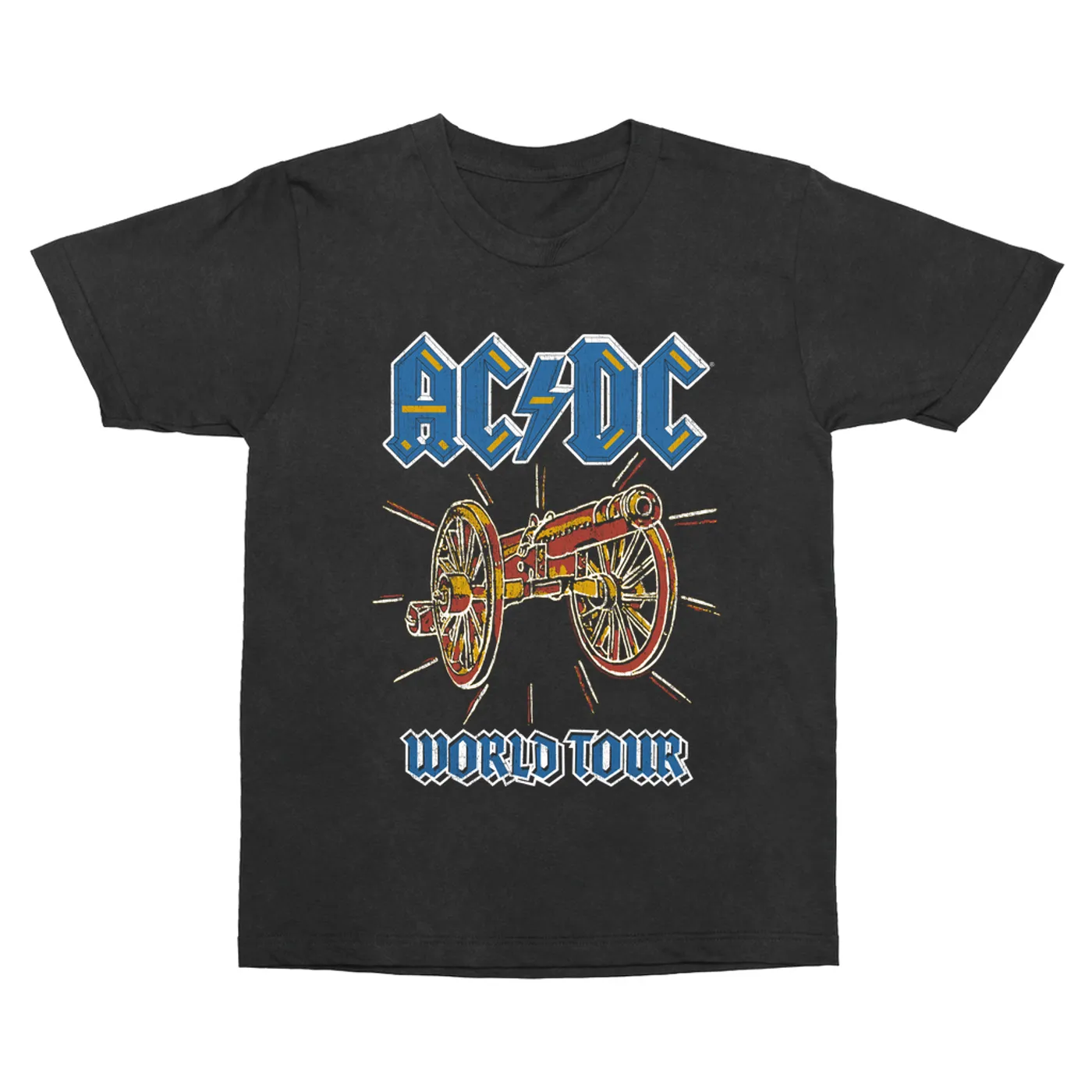 AC/DC T-Shirt | World Tour For Those About To Rock Cannon Image ACDC Vintage Shirt