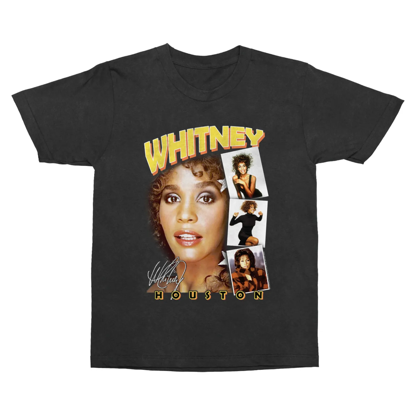 Whitney Houston T-Shirt | Film Strip Collage Design Whitney Houston Vintage Shirt