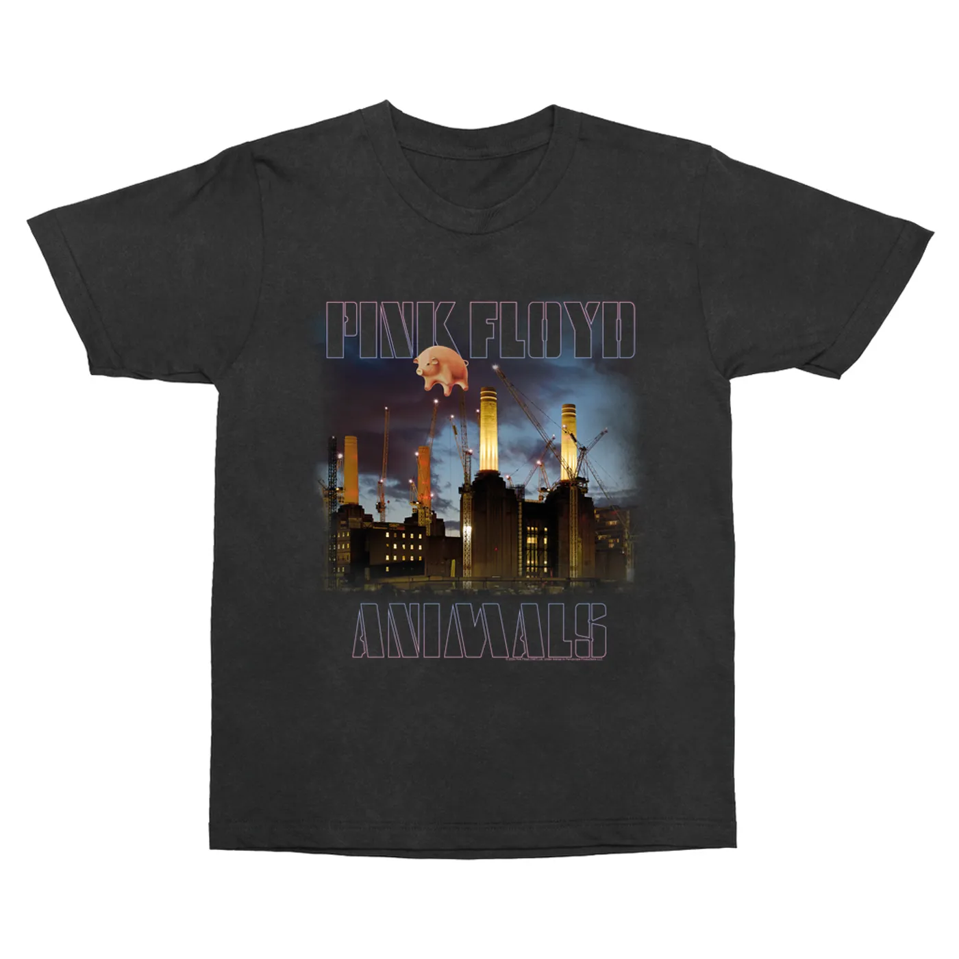 Pink Floyd T-Shirt | Animals Night Sky Pink Floyd Vintage Shirt