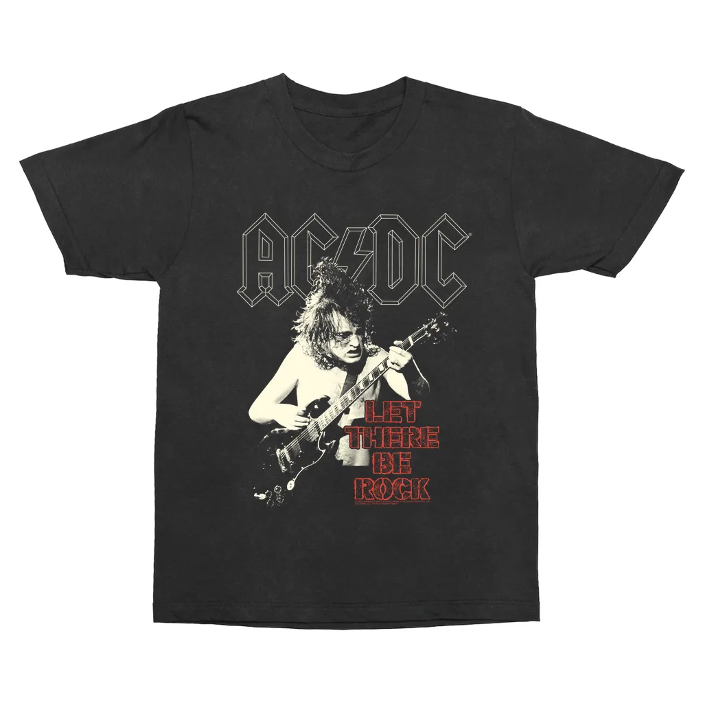 T-Shirt | Angus Young Let There Be Rock Distressed Vintage Shirt