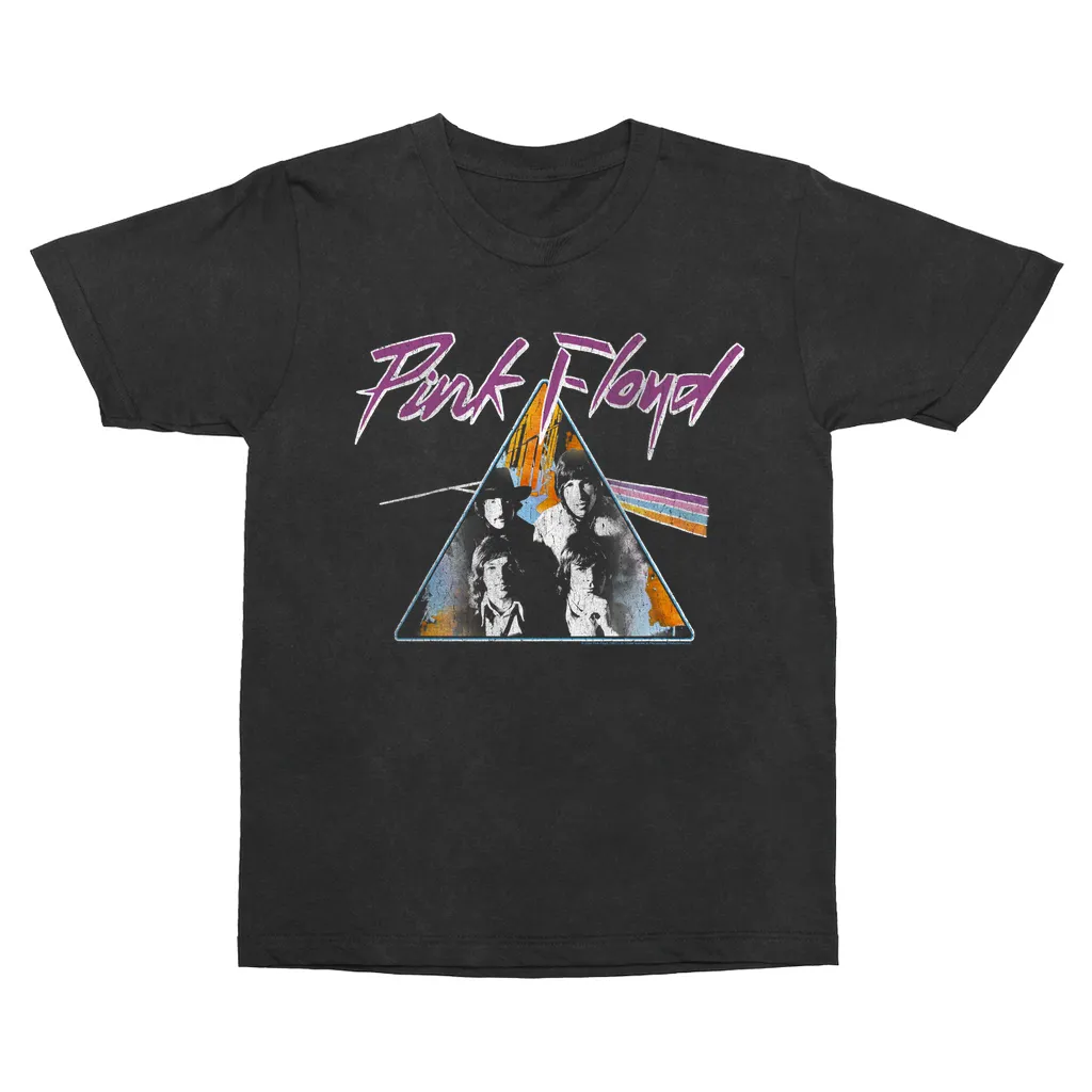 T-Shirt | Group Prism Image Purple Distressed Vintage Shirt