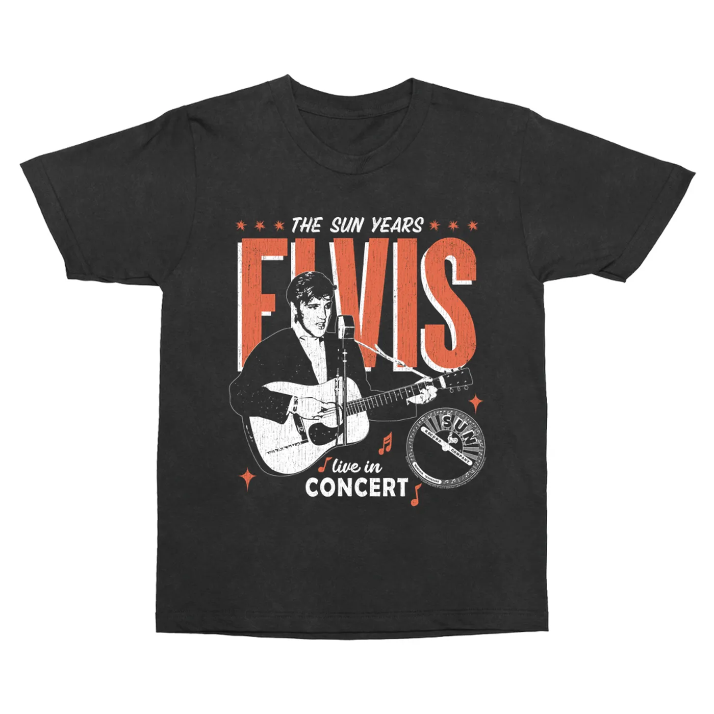 Sun Records T-Shirt | Elvis The Sun Years Live In Concert (Merchbar Exclusive) Sun Records Vintage Shirt