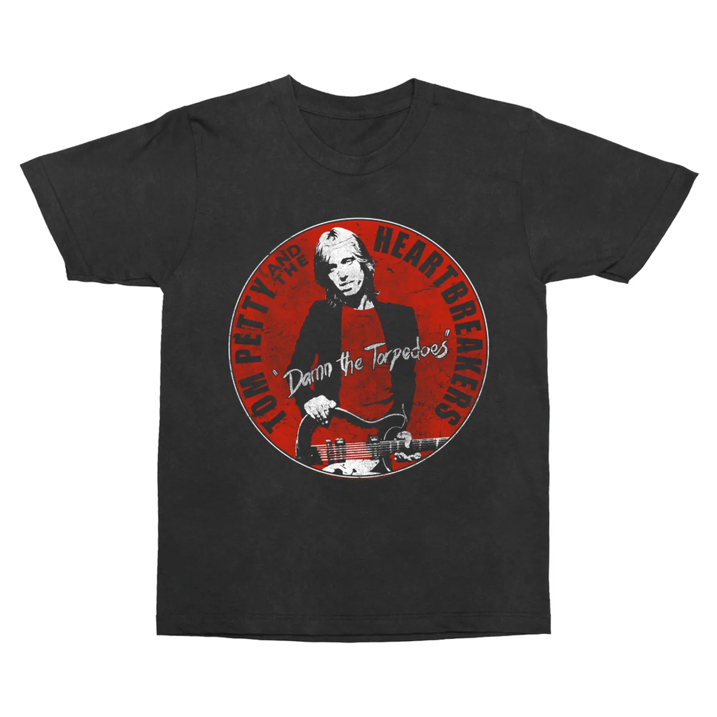 Tom Petty and the Heartbreakers T-Shirt | Damn The Torpedoes Image Distressed Tom Petty Vintage Shirt