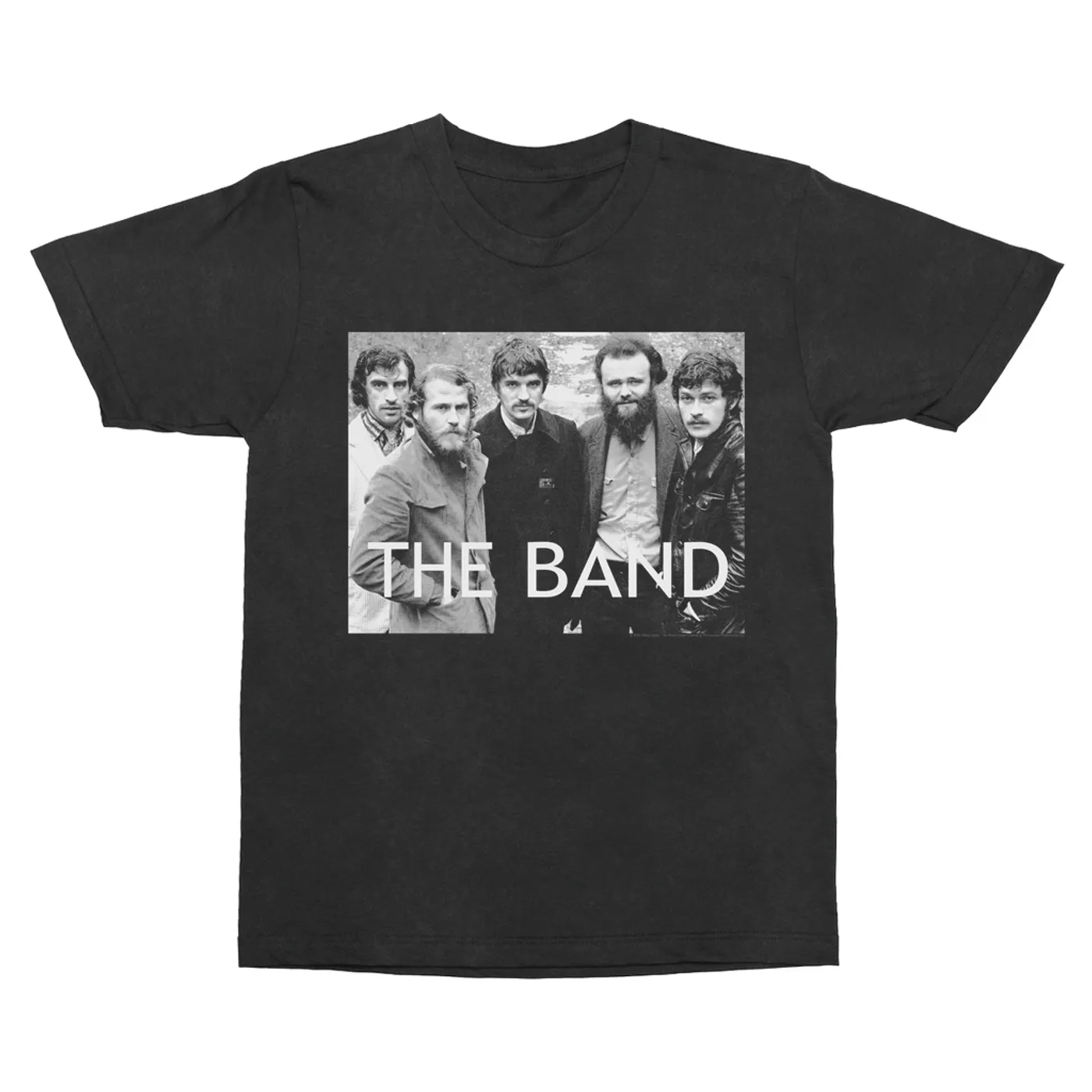 The Band T-Shirt | Group Shot With Logo The Band Vintage Shirt