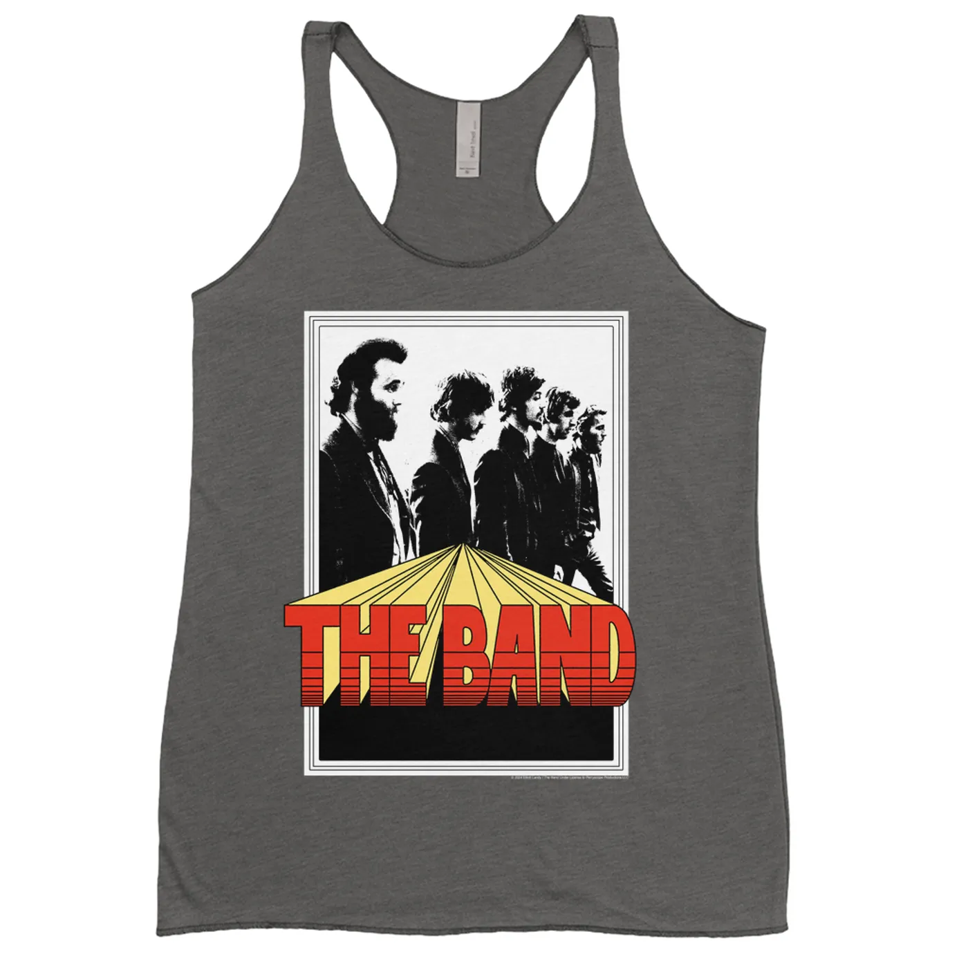 The Band Ladies' Tank Top | Pop Up Zoom Logo Design The Band Shirt
