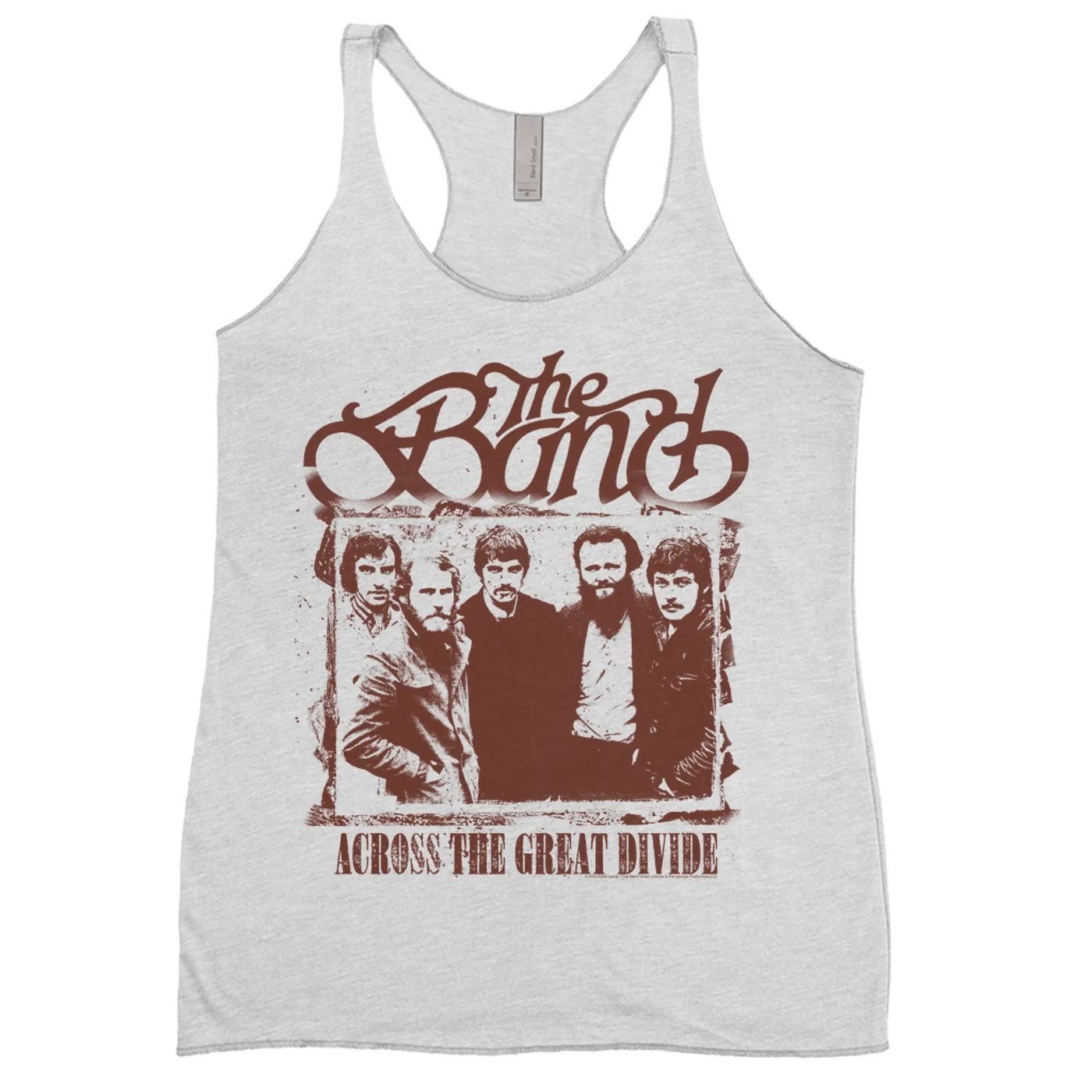 The Band Ladies' Tank Top | Across The Great Divide Distressed The Band Shirt