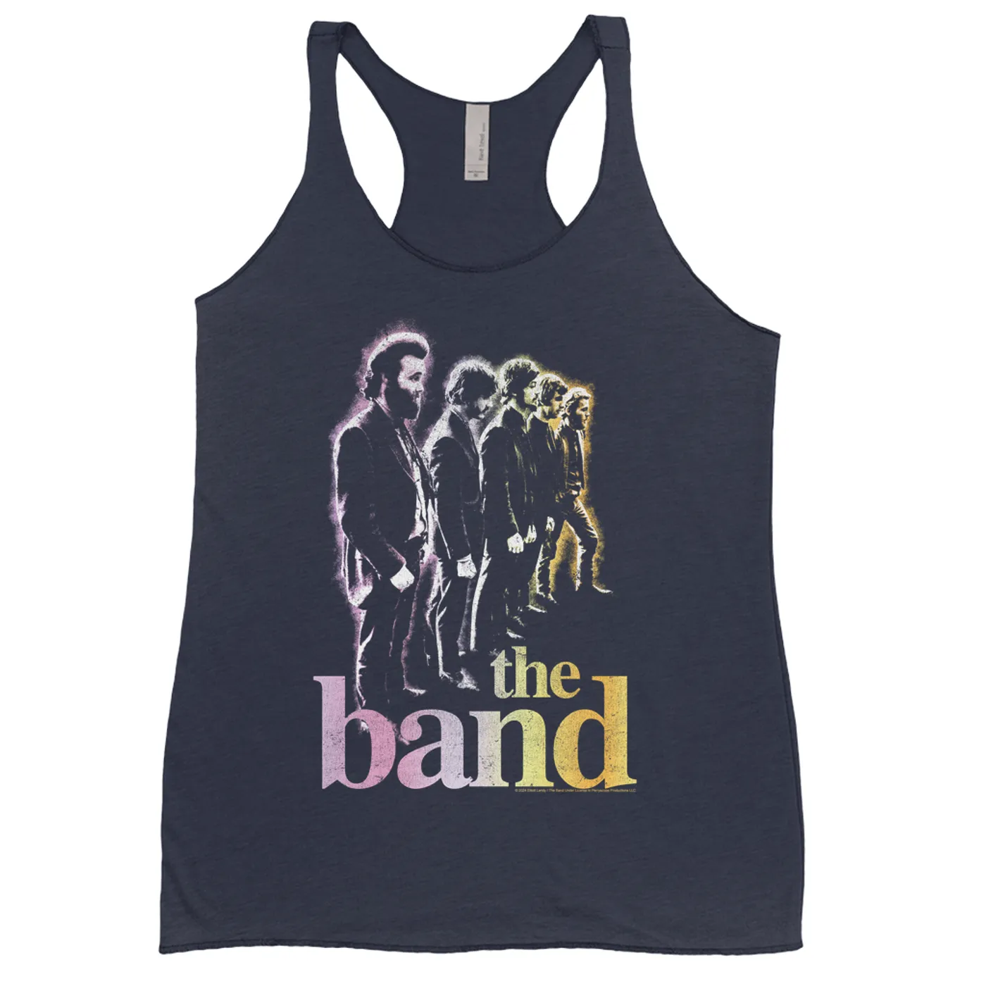 The Band Ladies' Tank Top | All Lined Up Colorful Ombre Distressed (Merchbar Exclusive) The Band Shirt