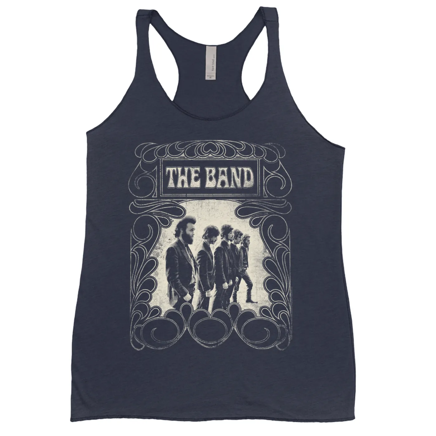 The Band Ladies' Tank Top | Vintage Design Profile Line Up Distressed The Band Shirt