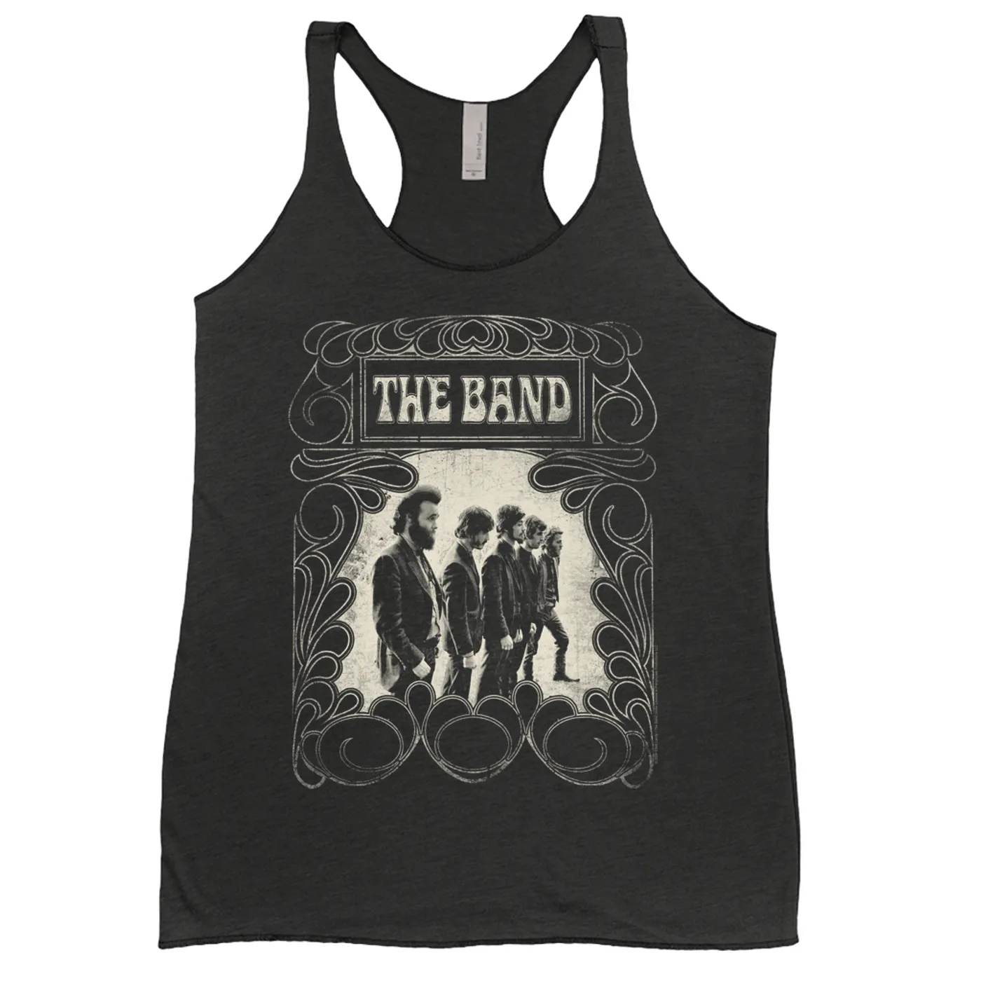 The Band Ladies' Tank Top | Vintage Design Profile Line Up Distressed The Band Shirt