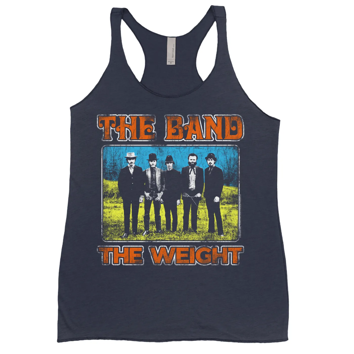 The Band Ladies' Tank Top | Colorful The Weight Design Distressed The Band Shirt