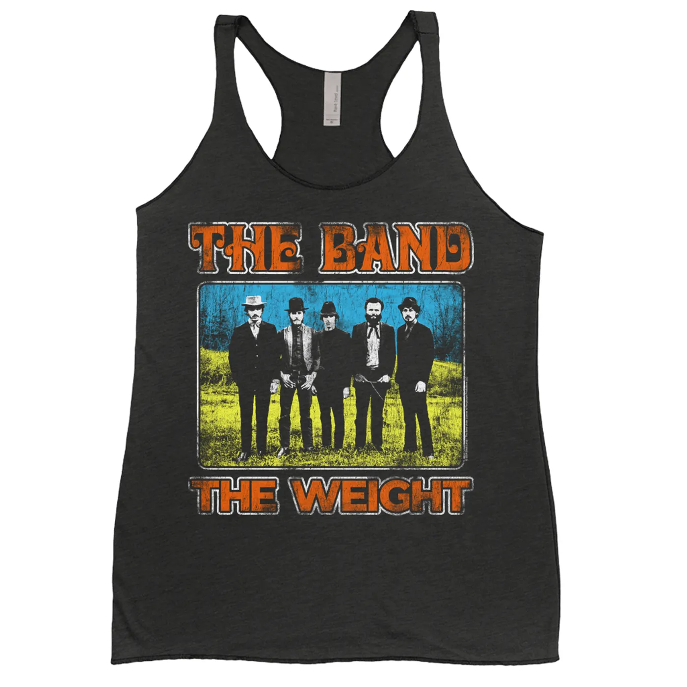 The Band Ladies' Tank Top | Colorful The Weight Design Distressed The Band Shirt