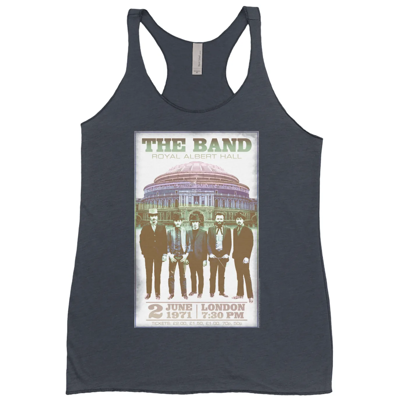 The Band Ladies' Tank Top | Royal Albert Hall 1971 Concert The Band Shirt
