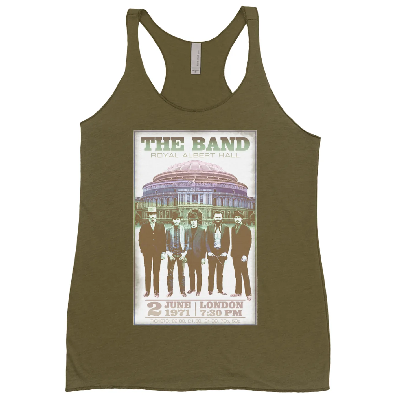 The Band Ladies' Tank Top | Royal Albert Hall 1971 Concert The Band Shirt