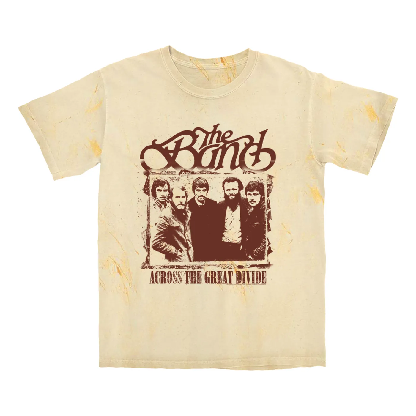 The Band T-shirt | Across The Great Divide Distressed The Band Color Blast Shirt