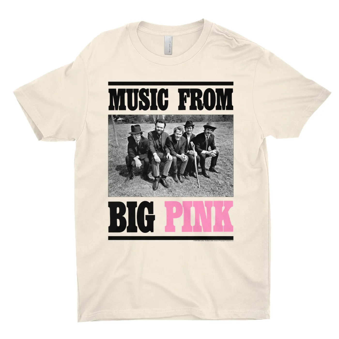 The Band T-Shirt | Music From Big Pink The Band Light Shirt