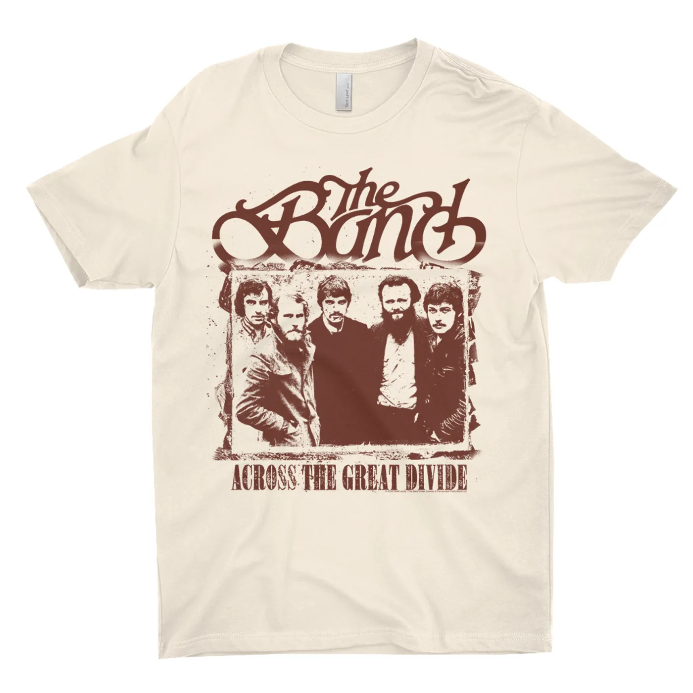 The Band T-Shirt | Across The Great Divide Distressed The Band Light Shirt