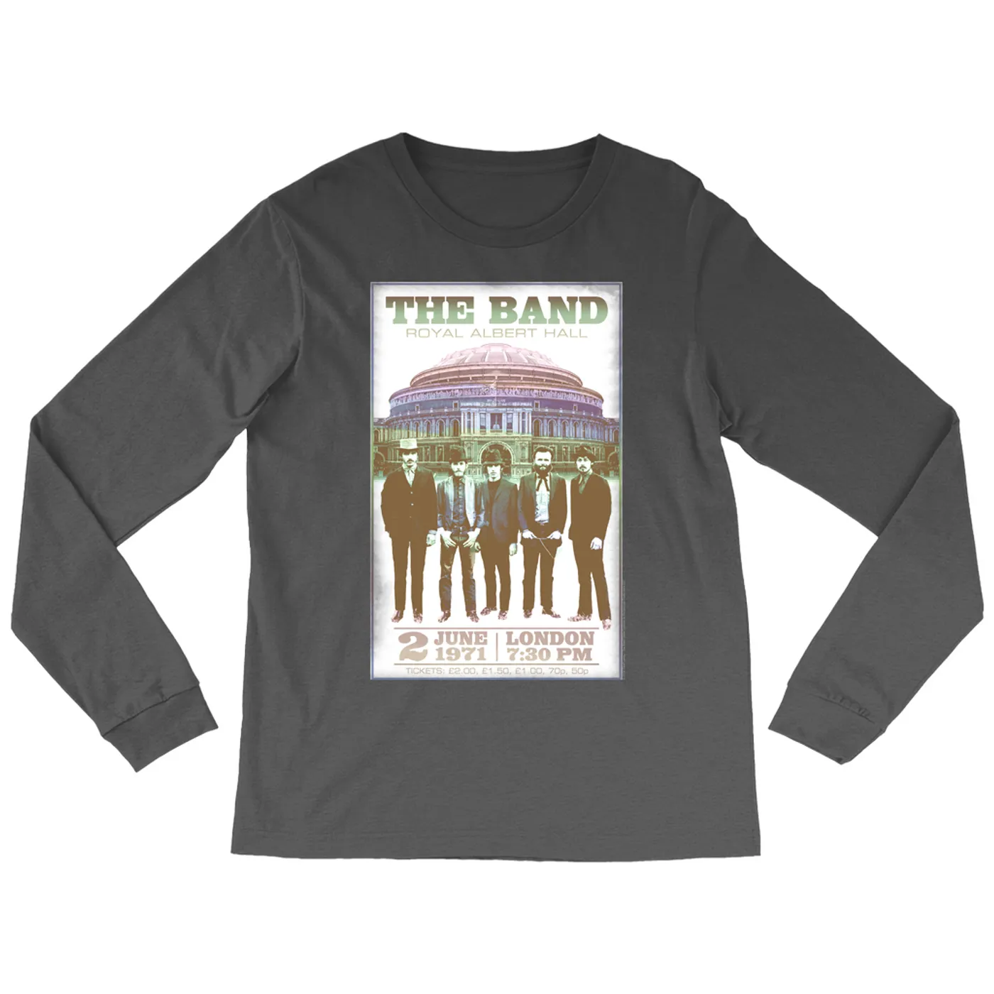 The Band Long Sleeve Shirt | Royal Albert Hall 1971 Concert The Band Shirt