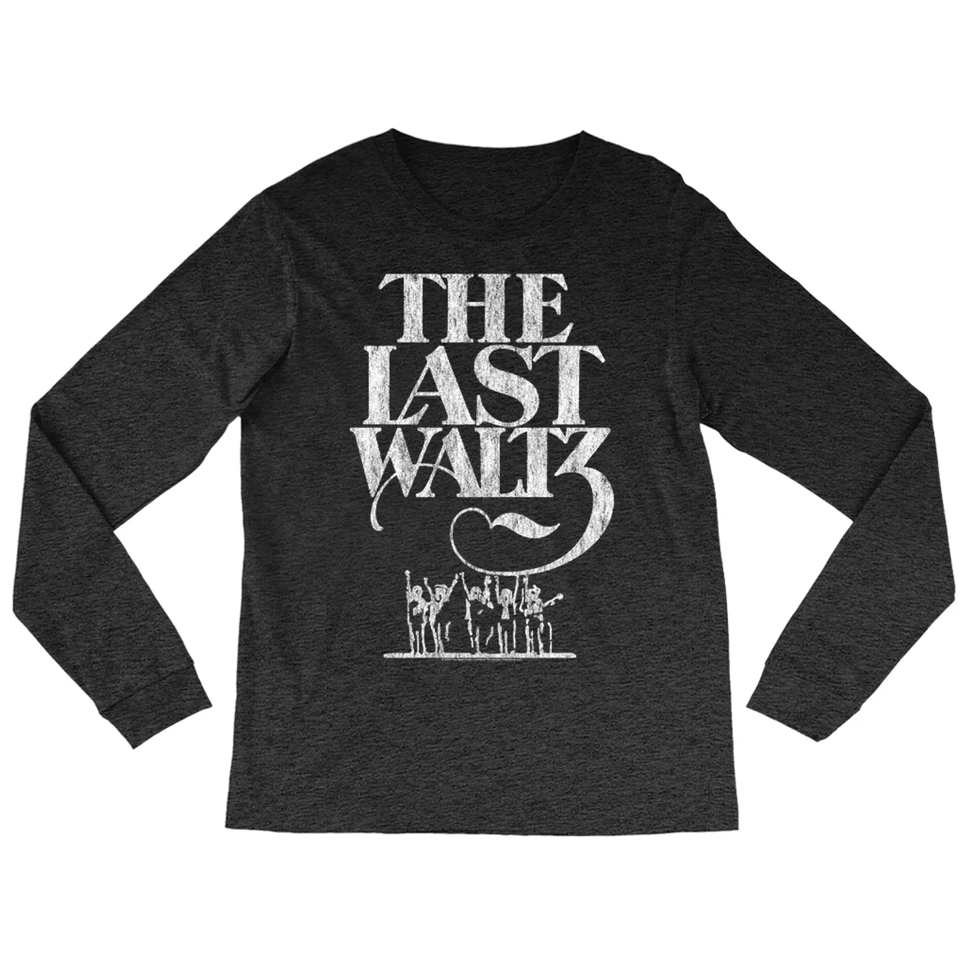 The Band Long Sleeve Shirt | The Last Waltz Concert Logo Distressed The Band Shirt