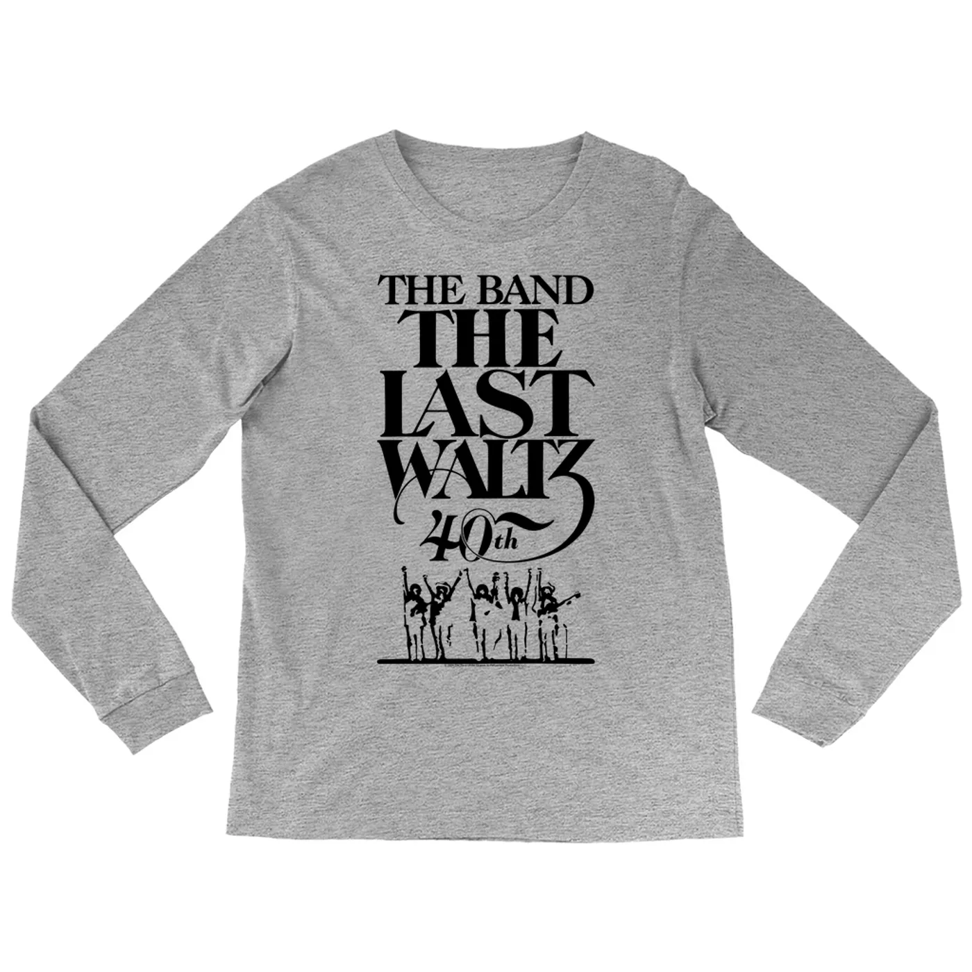 The Band Long Sleeve Shirt | The Last Waltz Concert Logo 40th Anniversary The Band Shirt