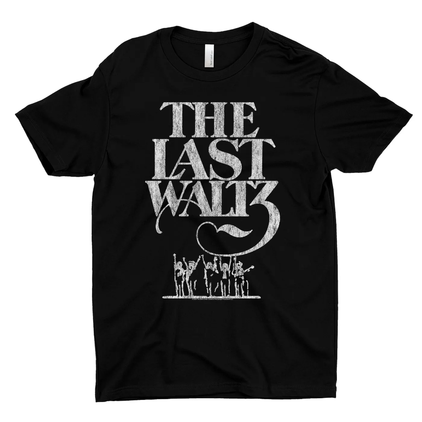 The Band T-Shirt | The Last Waltz Concert Logo Distressed The Band Dark Shirt