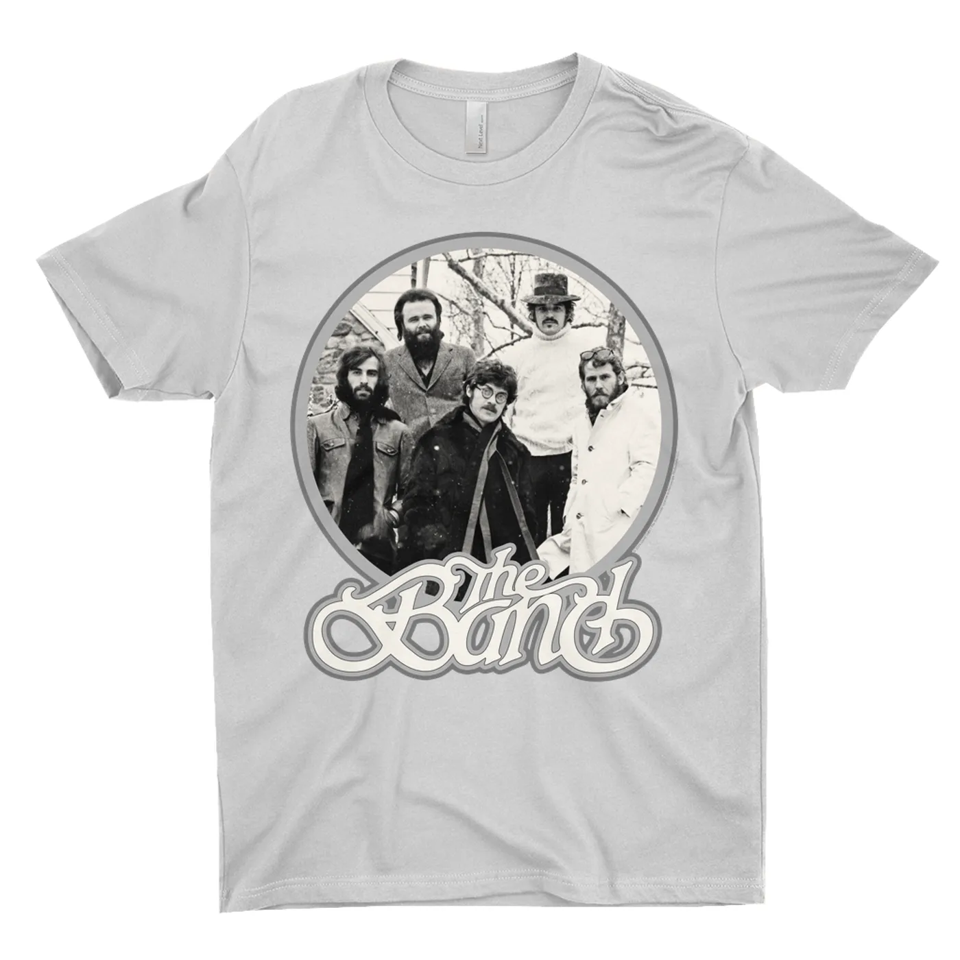 The Band T-Shirt | Silver Group Logo Design The Band Light Shirt