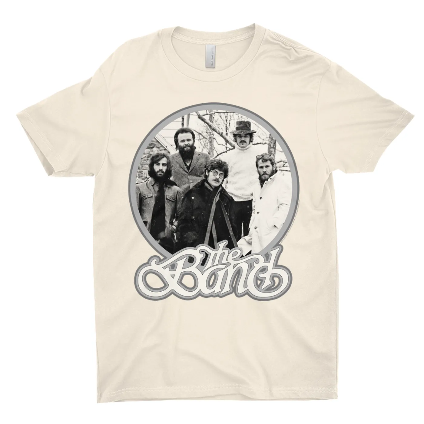 The Band T-Shirt | Silver Group Logo Design The Band Light Shirt