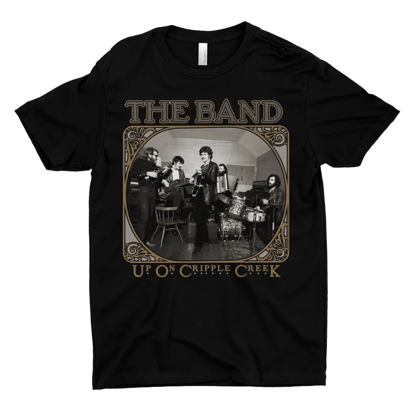 The Band T-Shirt | Vintage Up On Cripple Creek Design The Band Dark Shirt