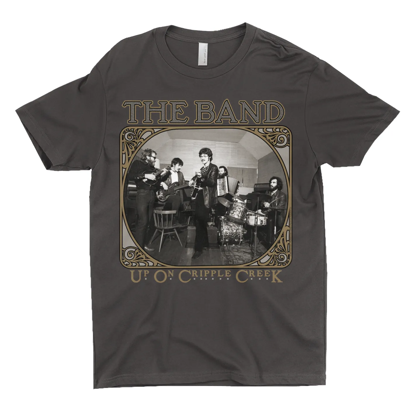 The Band T-Shirt | Vintage Up On Cripple Creek Design The Band Dark Shirt