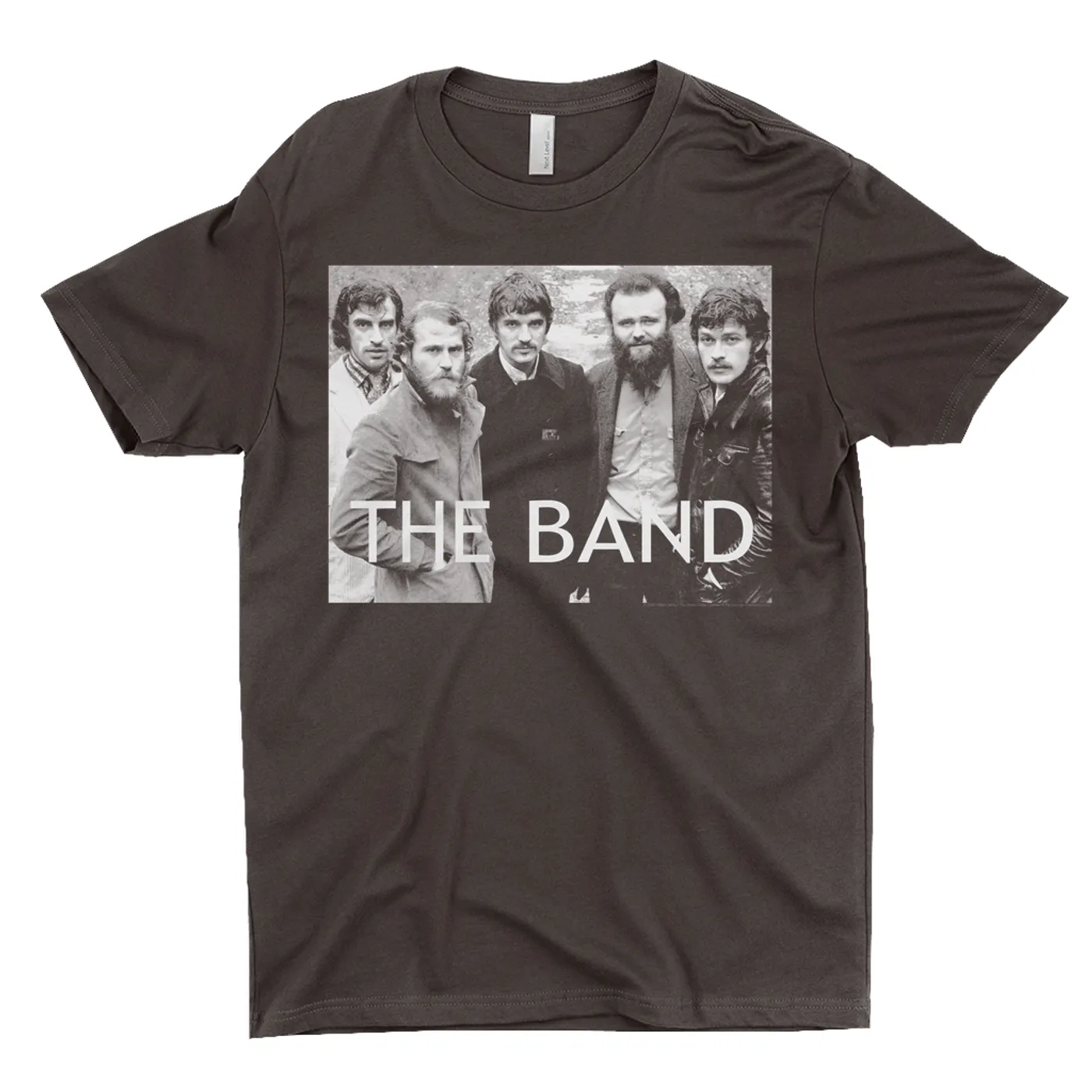 The Band T-Shirt | Group Shot With Logo The Band Dark Shirt