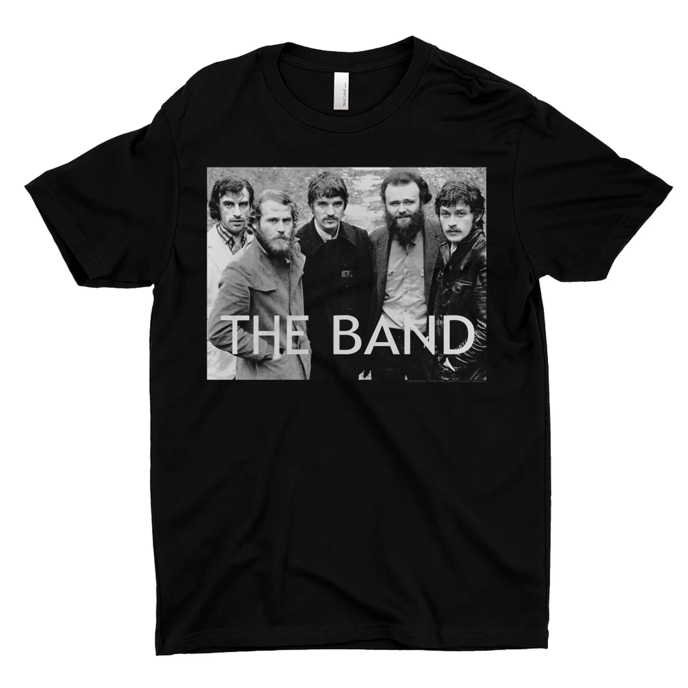 The Band T-Shirt | Group Shot With Logo The Band Dark Shirt