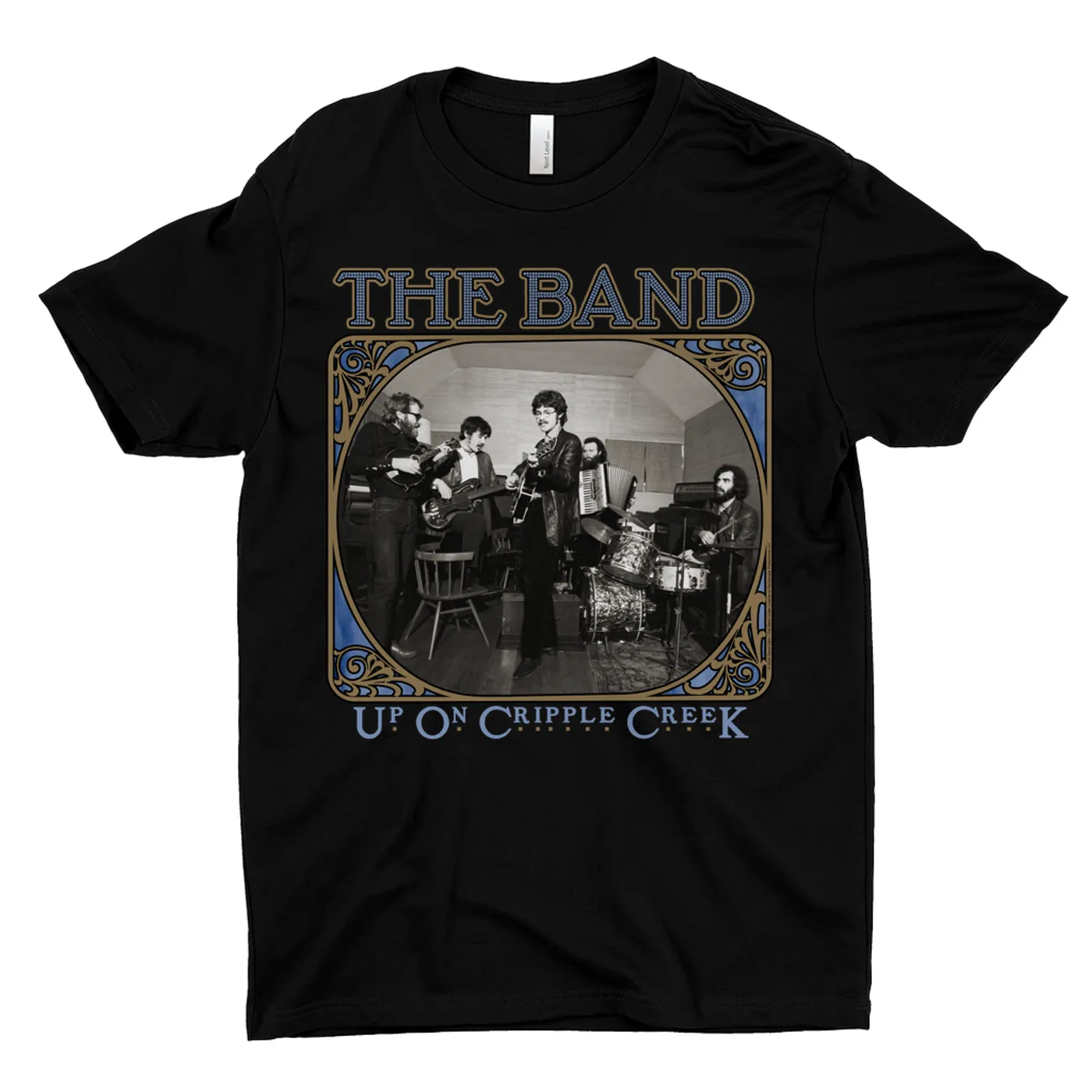 The Band T-Shirt | Up On Cripple Creek Vintage Design The Band Dark Shirt