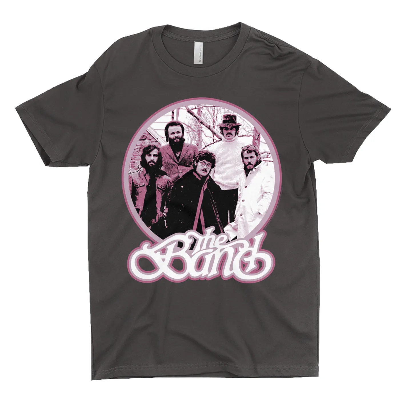 The Band T-Shirt | Lavender Group Logo Design The Band Dark Shirt
