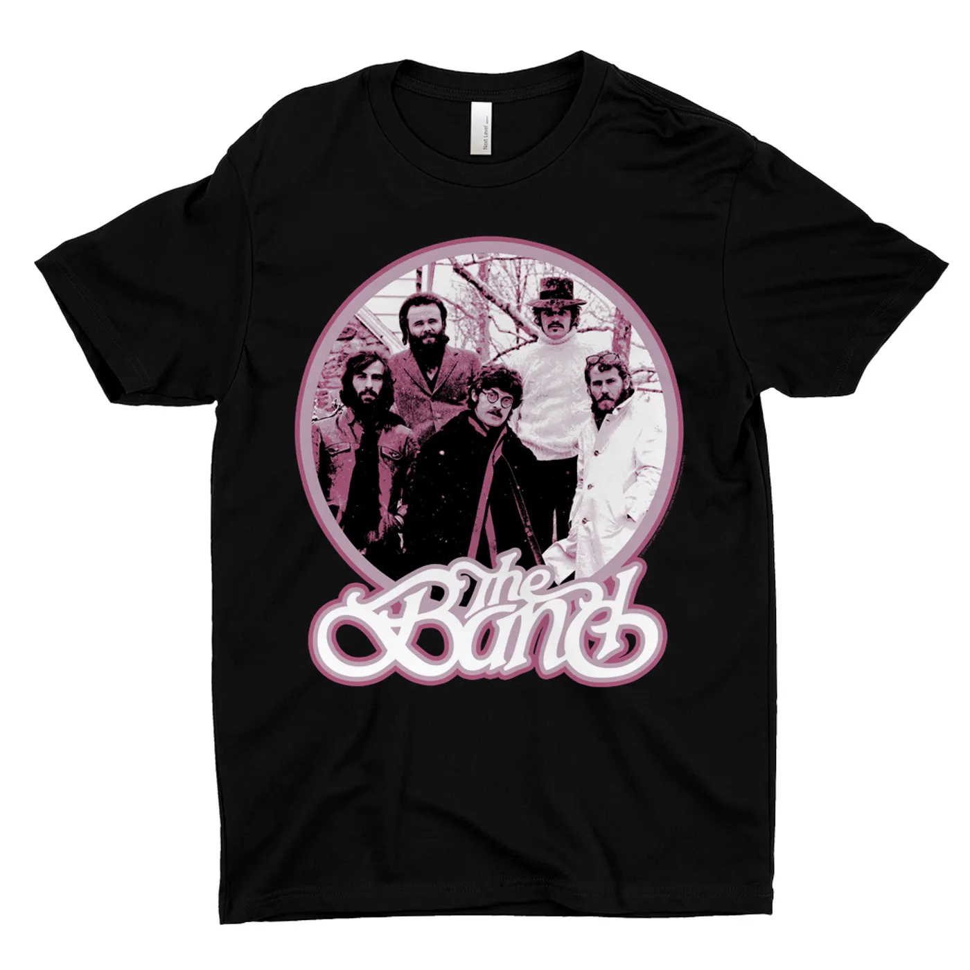 The Band T-Shirt | Lavender Group Logo Design The Band Dark Shirt