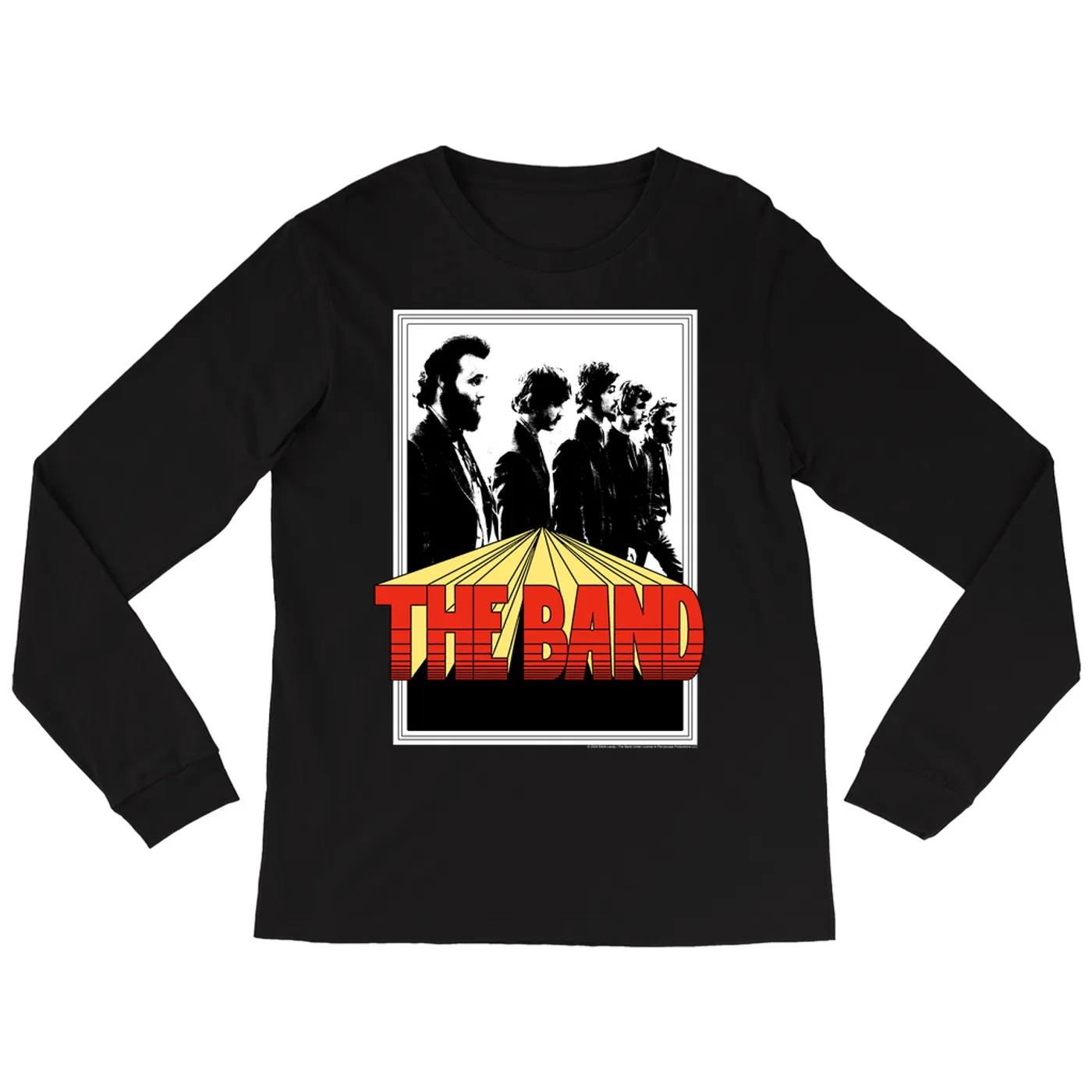 The Band Long Sleeve Shirt | Pop Up Zoom Logo Design The Band Shirt