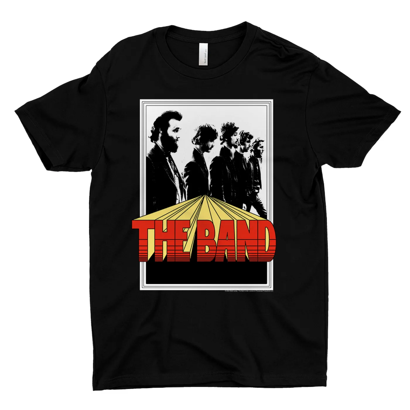 The Band T-Shirt | Pop Up Zoom Logo Design The Band Dark Shirt