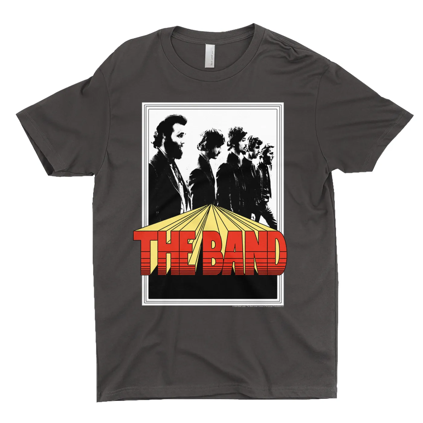 The Band T-Shirt | Pop Up Zoom Logo Design The Band Dark Shirt
