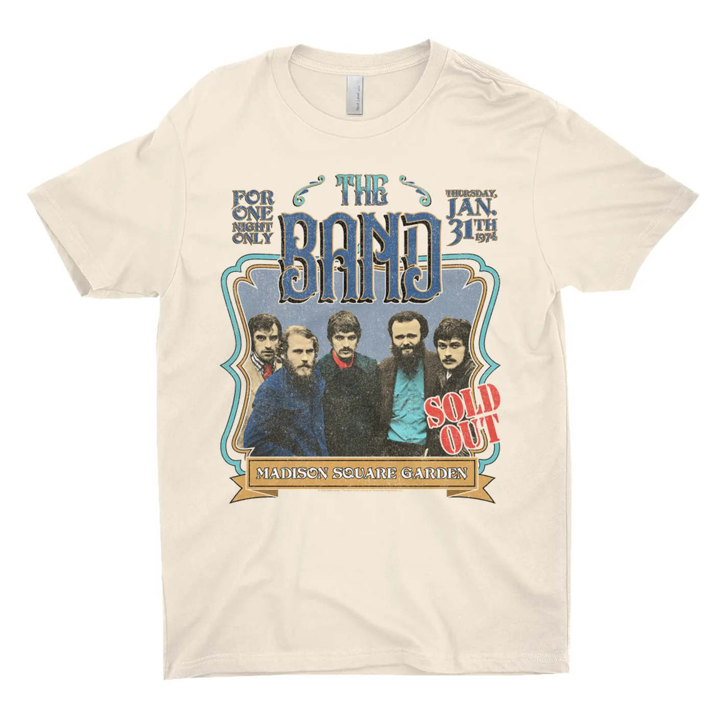 The Band T-Shirt | MSG Concert Distressed (Merchbar Exclusive) The Band Light Shirt