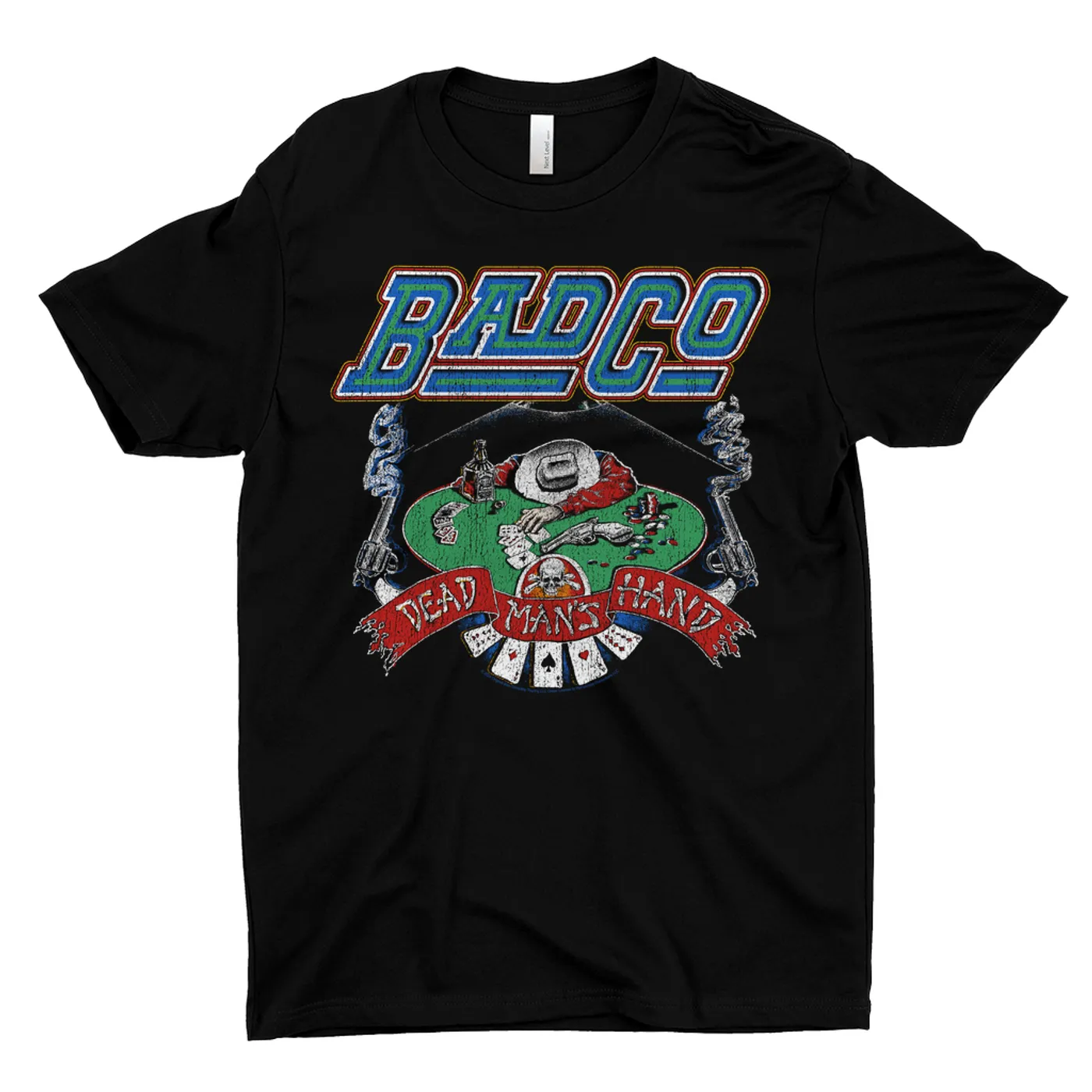 Bad Company T-Shirt | Dead Man's Hand Bad Company Dark Shirt