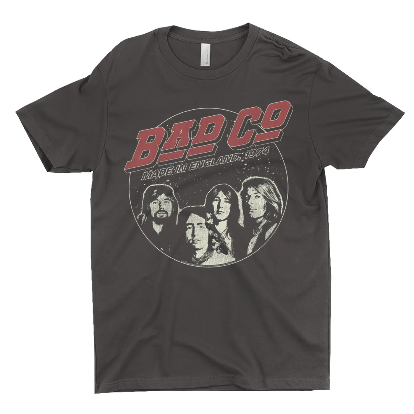 Bad Company T-Shirt | Made in England 1974 Distressed Bad Company Dark Shirt