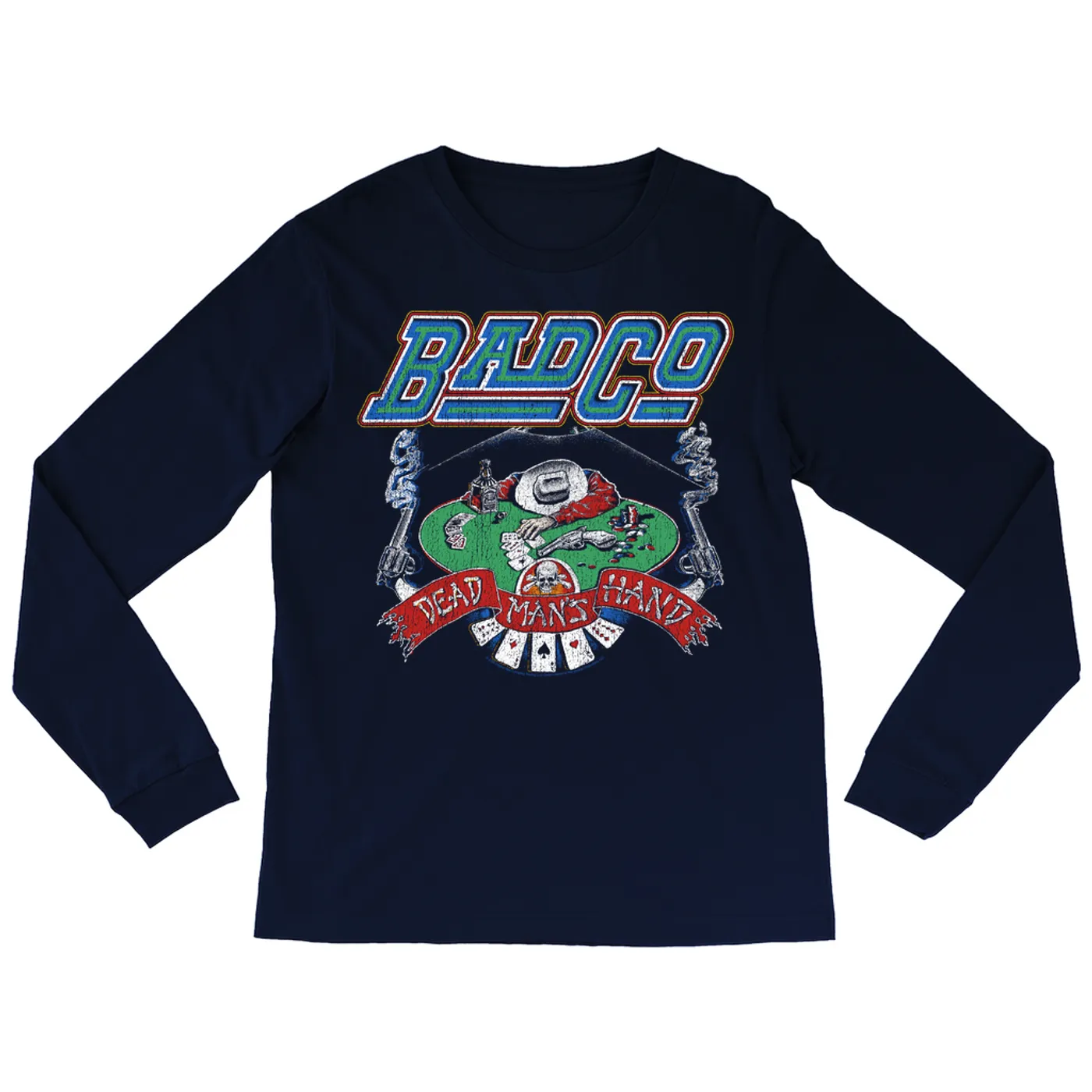 Bad Company Long Sleeve Shirt | Dead Man's Hand Bad Company Shirt