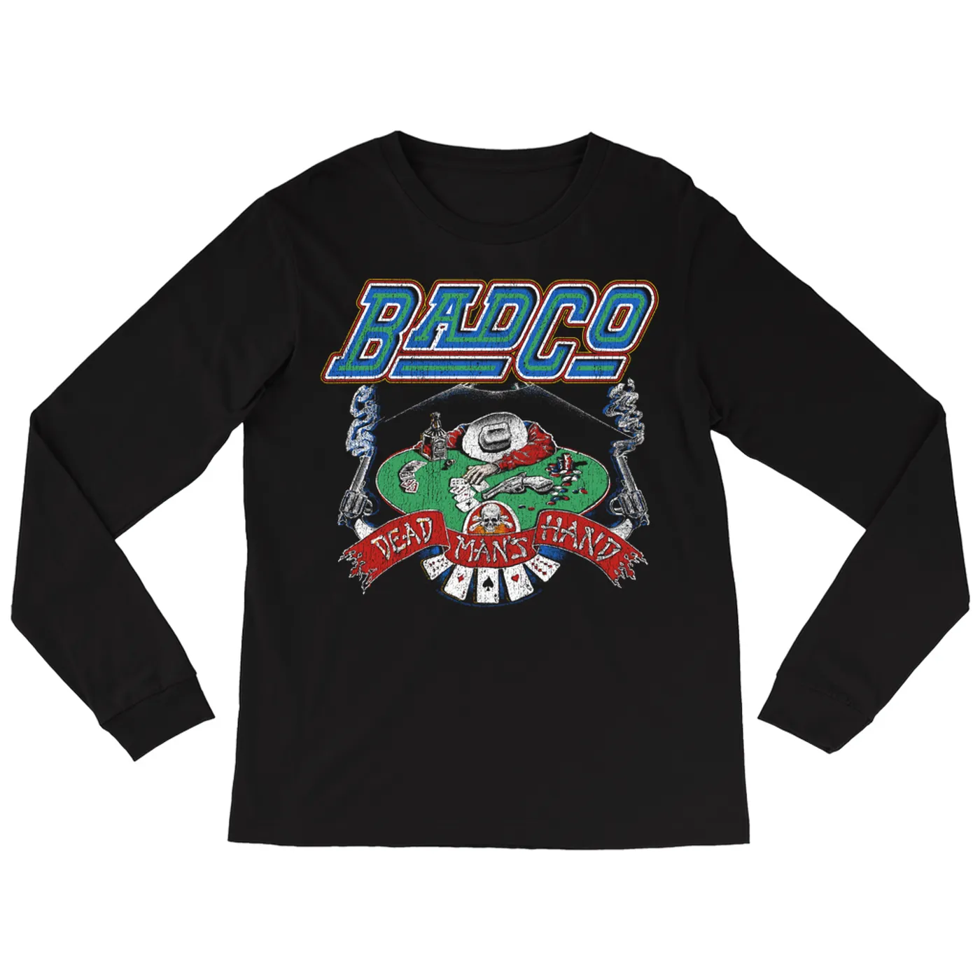 Bad Company Long Sleeve Shirt | Dead Man's Hand Bad Company Shirt