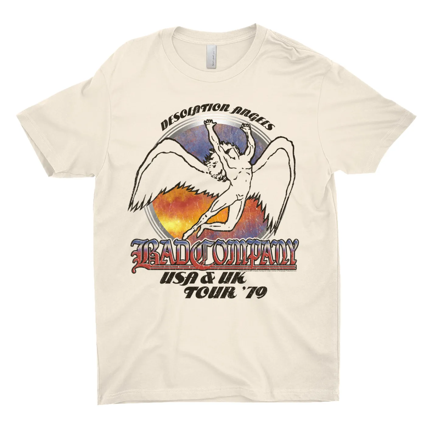 Bad Company T-Shirt | Desolation Angels US & UK '79 Tour (Merchbar Exclusive) Bad Company Light Shirt