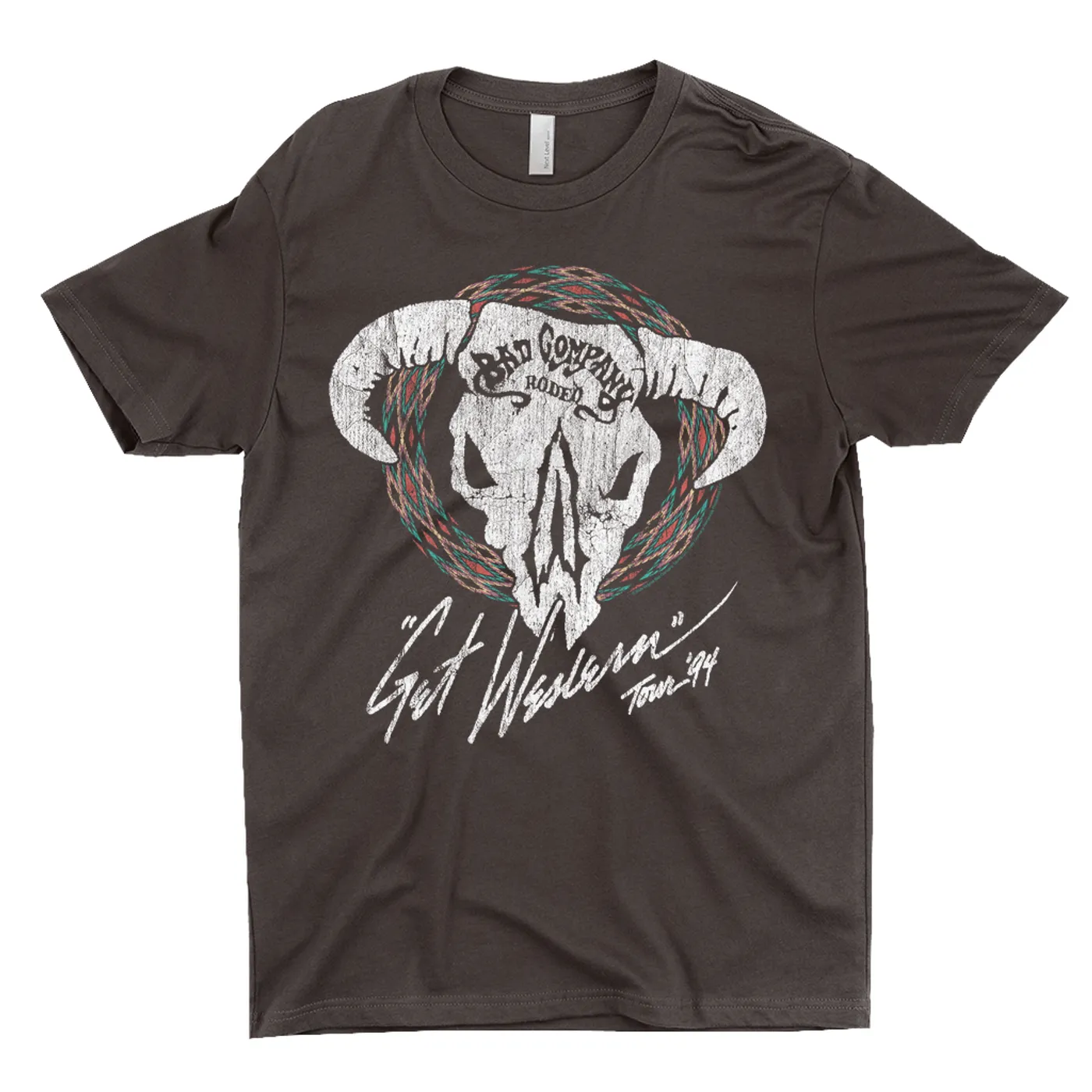 Bad Company T-Shirt | Get Western Tour '94 Distressed