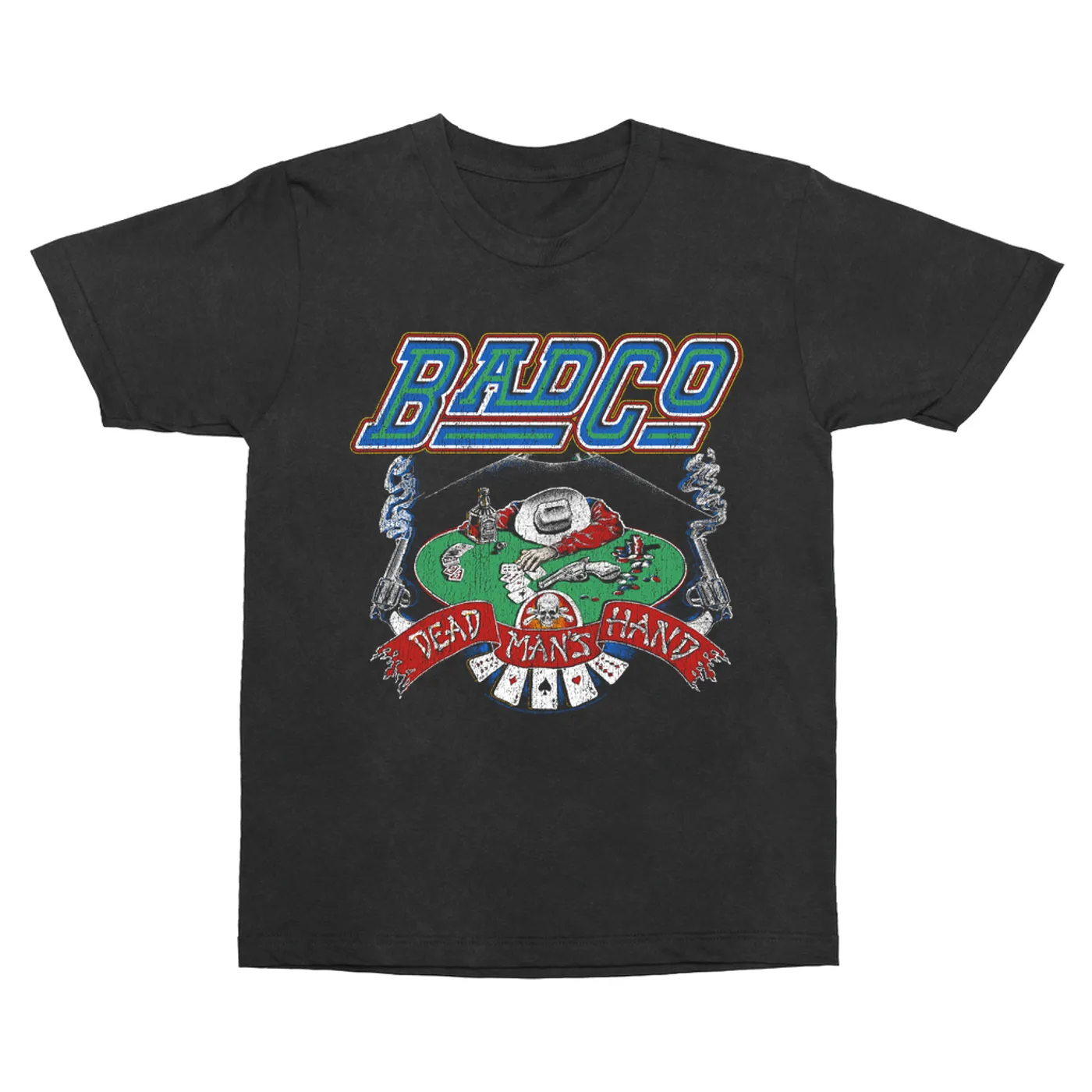 Bad Company T-Shirt | Dead Man's Hand Bad Company Vintage Shirt