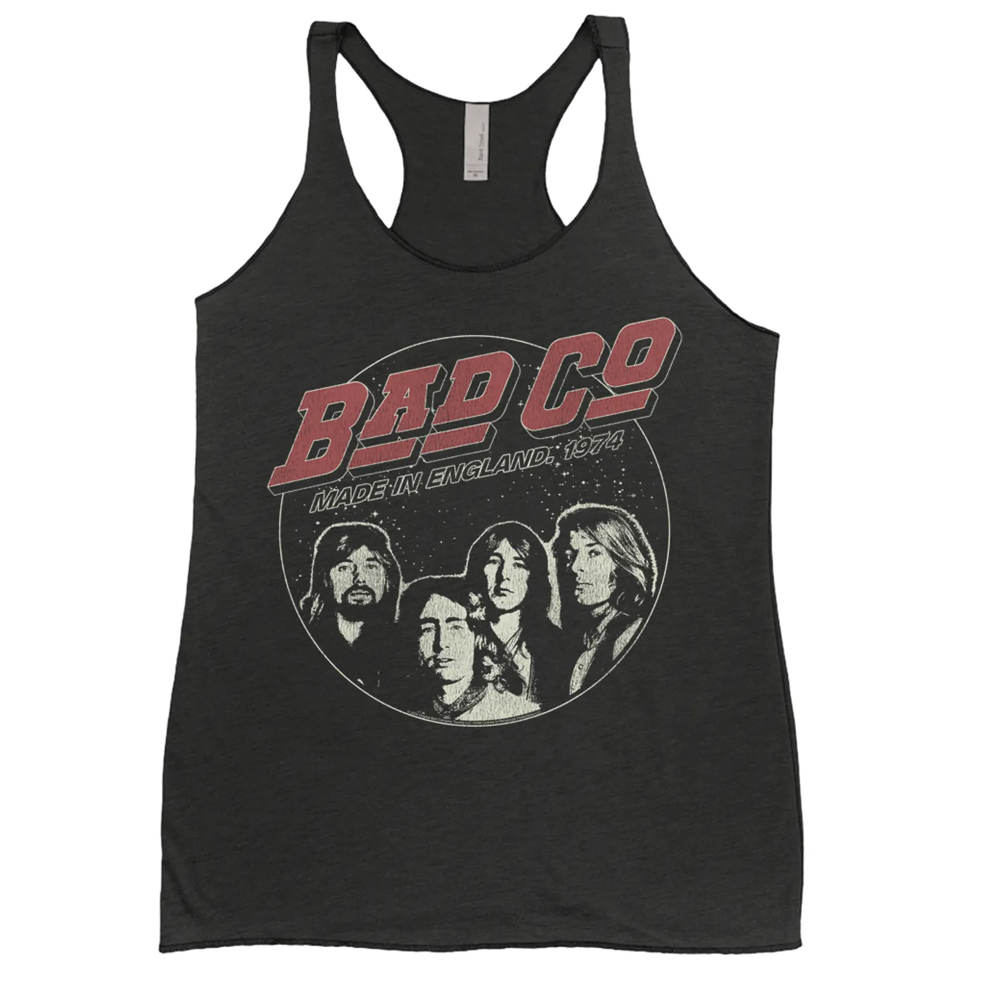 Bad Company Ladies' Tank Top | Made in England 1974 Distressed Bad Company Shirt