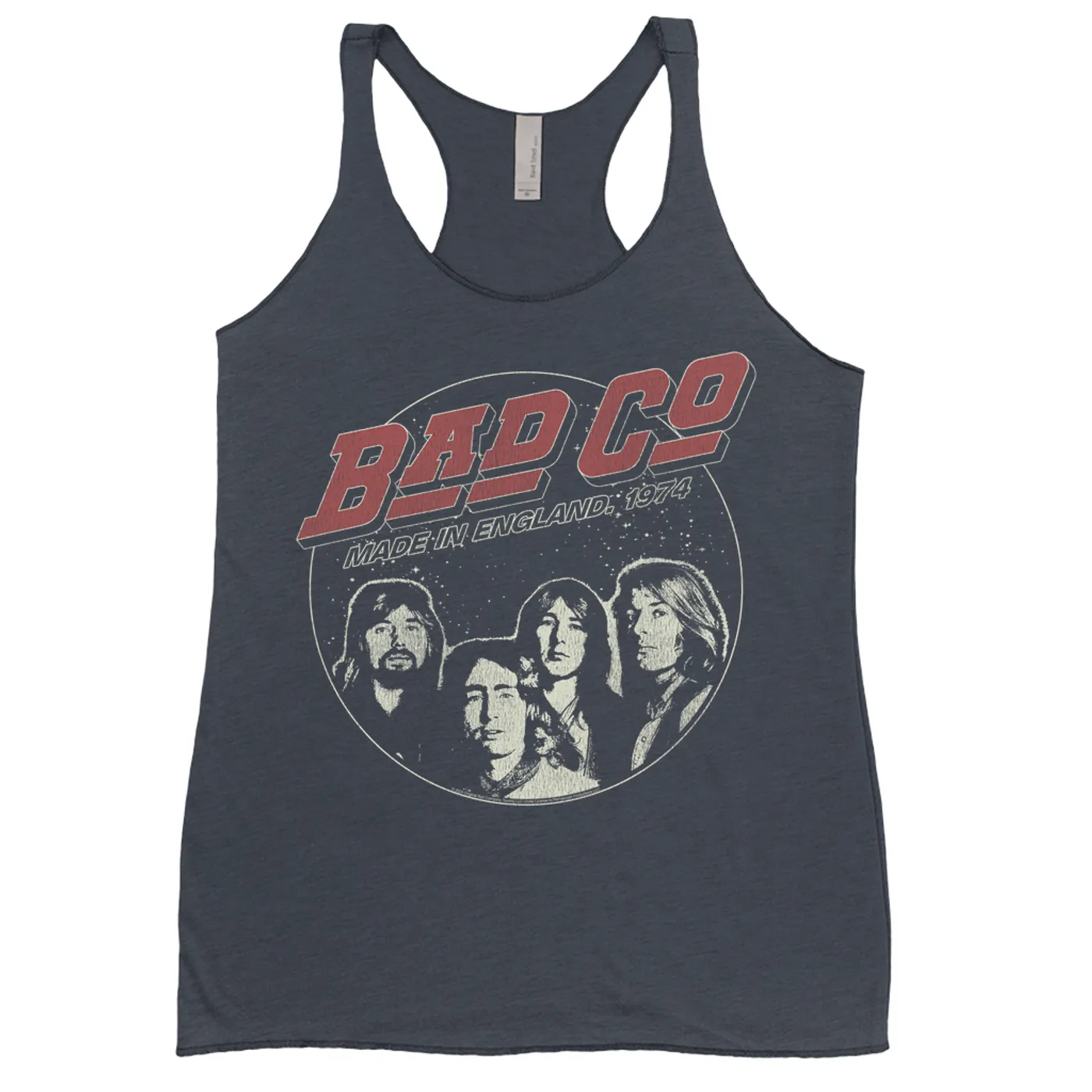 Bad Company Ladies' Tank Top | Made in England 1974 Distressed Bad Company Shirt