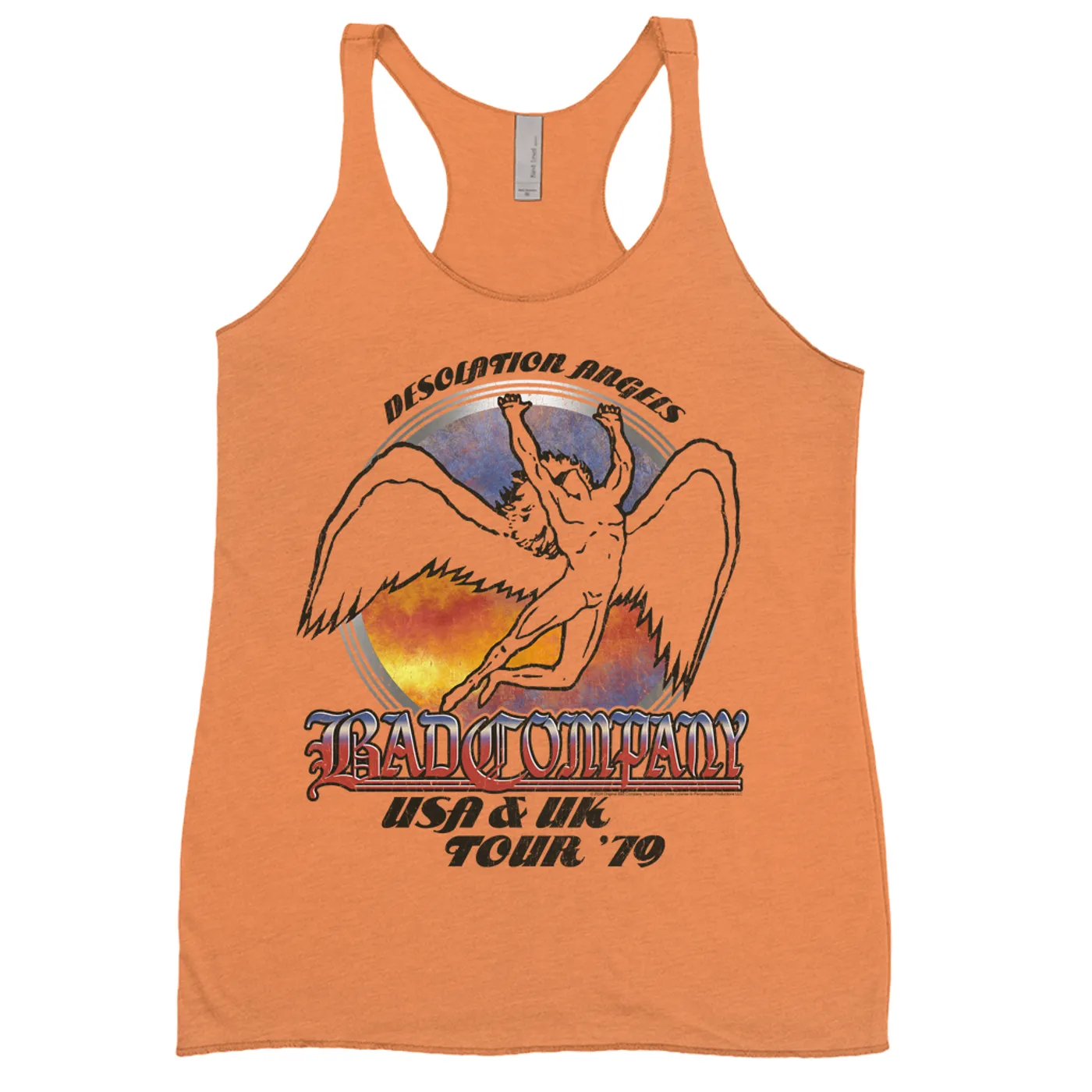 Bad Company Ladies' Tank Top | Desolation Angels US & UK '79 Tour (Merchbar Exclusive) Bad Company Shirt