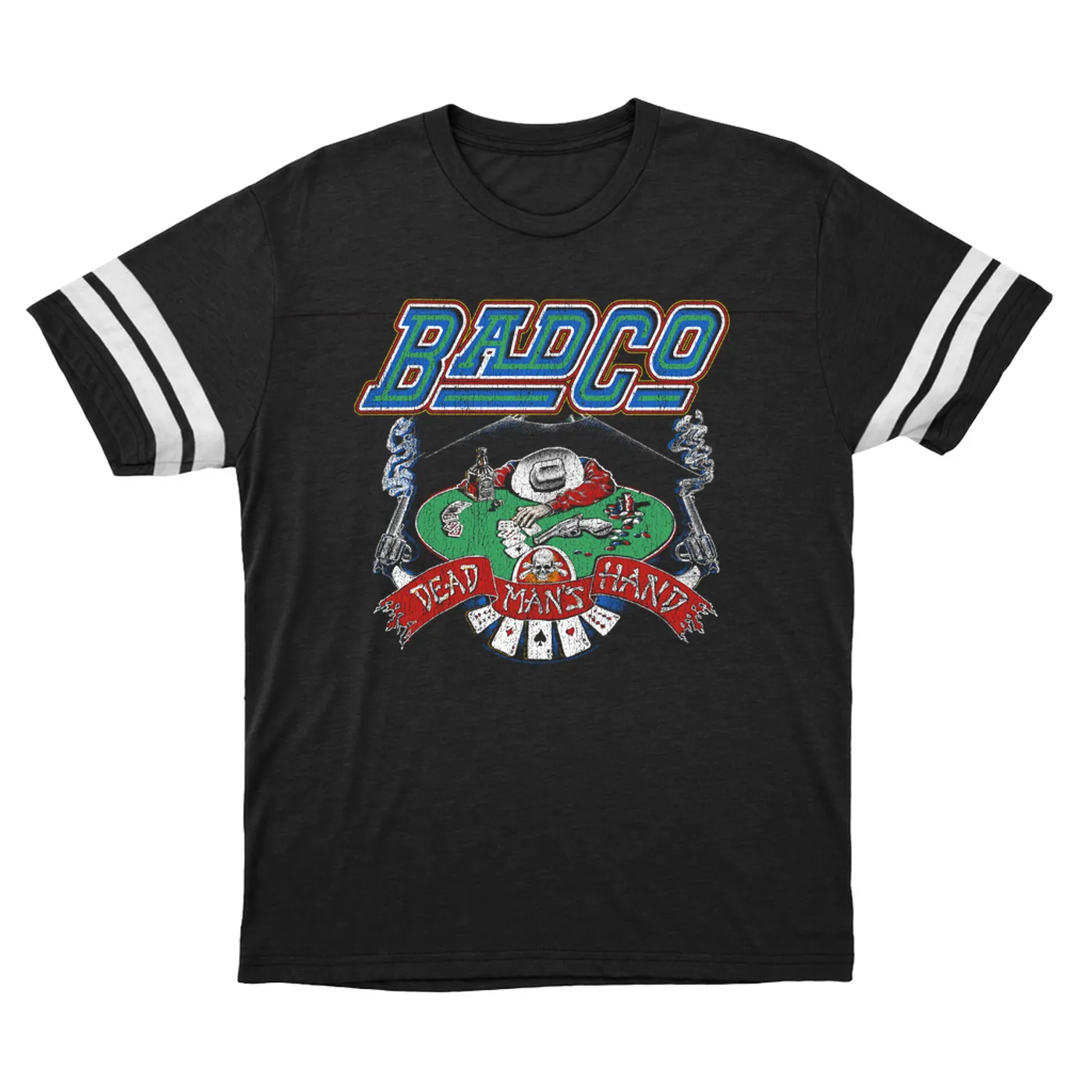Bad Company T-Shirt | Dead Man's Hand Bad Company Football Shirt