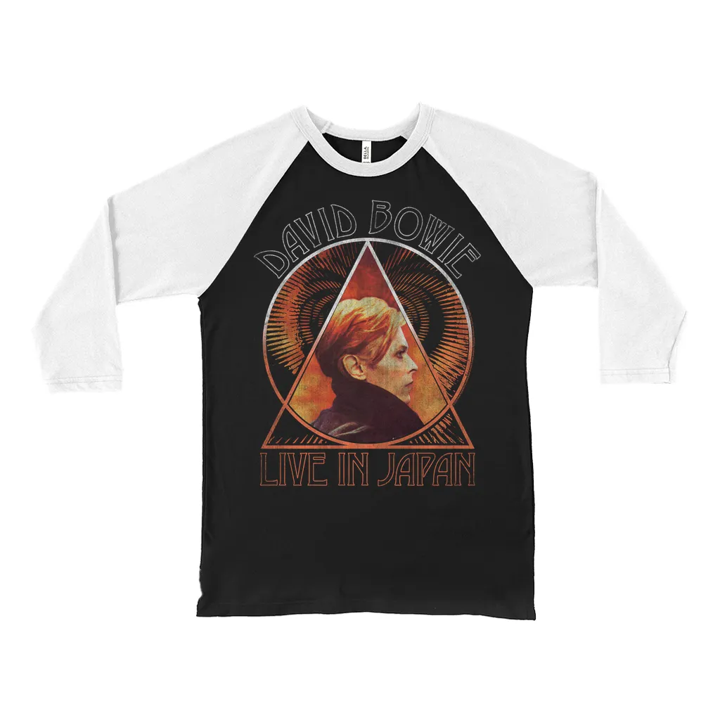 3/4 Sleeve Baseball Tee | Live In Japan Low Album Distressed Shirt