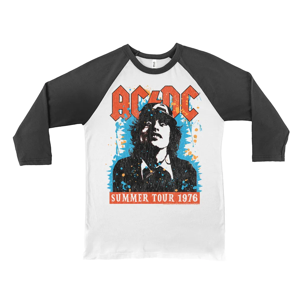 3/4 Sleeve Baseball Tee | Lock Up Your Daughters Splatter Design (Equineop Exclusive) Shirt